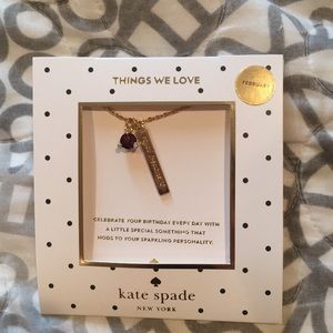 Kate Spade February Necklace